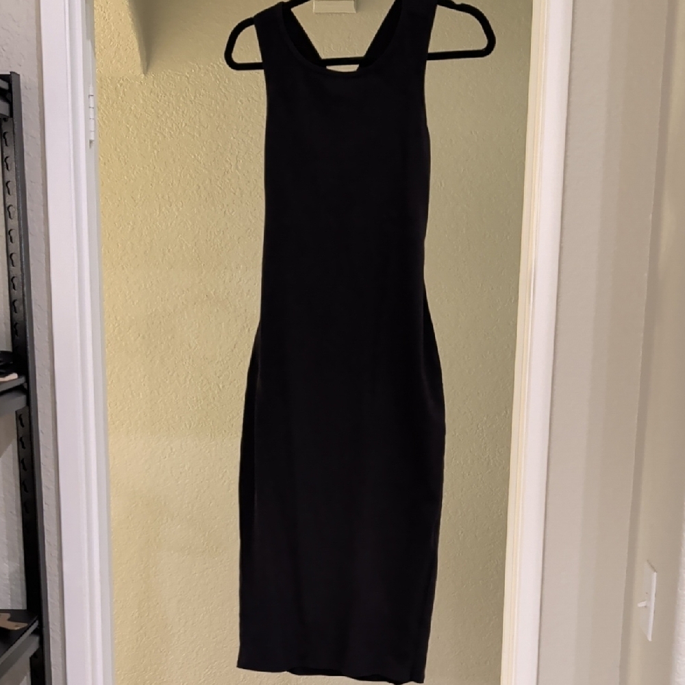 Lululemon Black Sleeveless Dress With Built In Bra